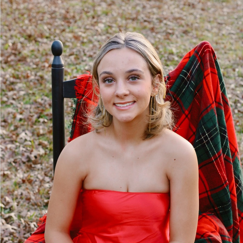 Red Strapless Dress